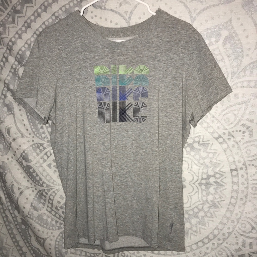 Nike grey short sleeve shirt